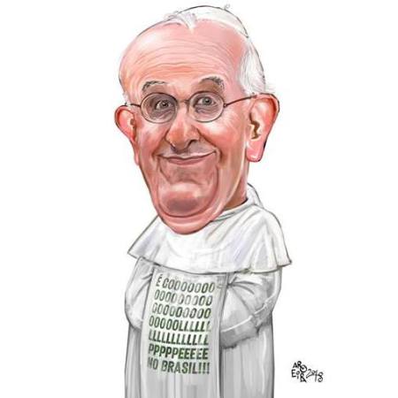 Camiseta Golpe no Brasil COMP Papa Francisco 01